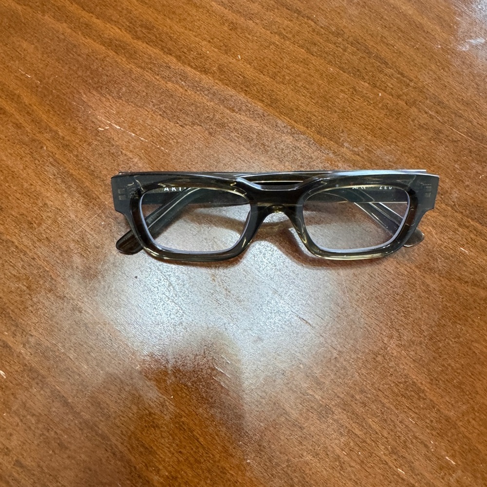 Classic Black Men's Clear Sunglasses